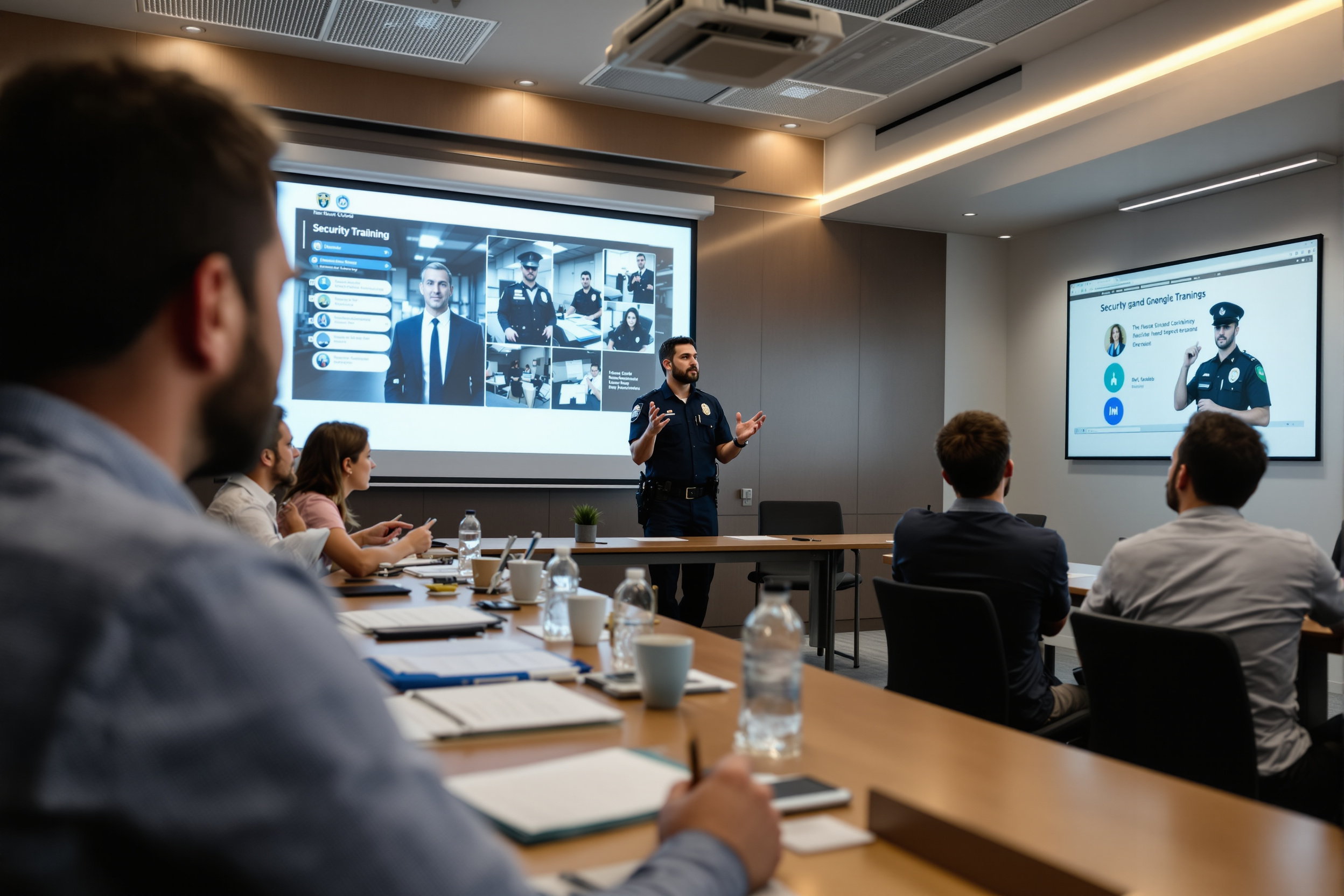 Security guard classroom training